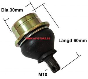 Kulled övre 30 - 60mm