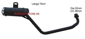 Avgassystem 70cm