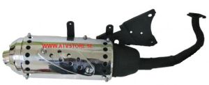 Avgassystem skotermoped