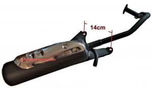 Avgassystem GY6 50cc