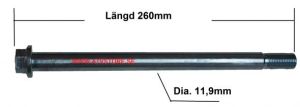 Axel 260mm x M12