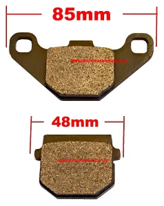 Bromsbelägg 85mm - 48mm