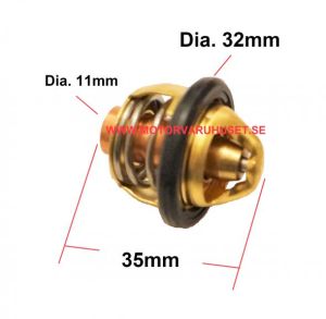 Termostat 35x32mm