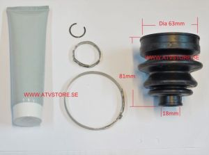 Damasksats 63x18-85mm