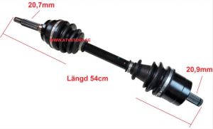 Drivaxel 54cm