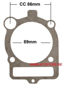 Cylinderpackning 89mm / 400cc