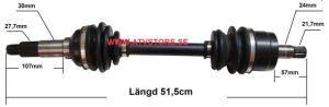 Drivaxel 51,5cm