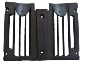 9.Frontplast Mattsvart