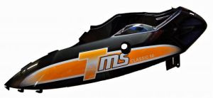 Sidkåpa VÄnster Svart/Orange