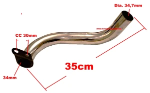 Avgaskrök 35cm - 35mm
