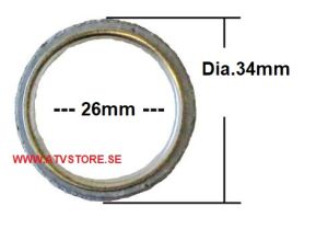 Avgaspackning 34x26x5,1mm