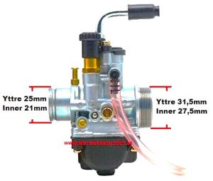 Förgasare 21mm 2-Takt