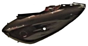 Sidkåpa Svart VÄnster