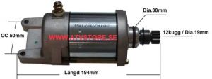 Startmotor 195mm / 12Kugg
