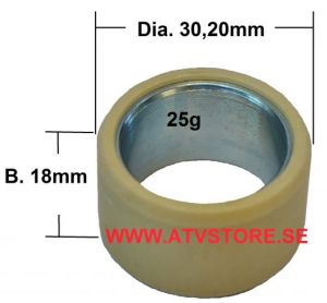 Variatorvikt 30,2X18-25