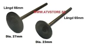 Ventiler 2-pack 23 x 65mm / 27 x 66mm