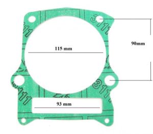 Cylinderpackning 115mm
