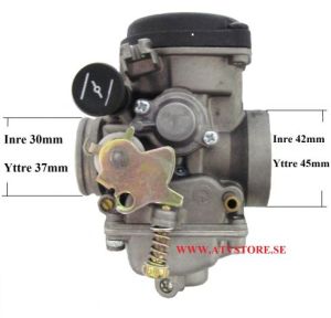 Förgasare 37mm - 45mm