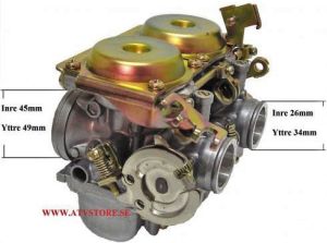 Förgasare dubbel 26mm