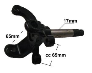 Hjulaxel för skivbroms