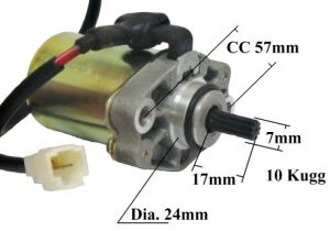 Startmotor 2-takt 57mm