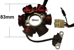 Stator 83mm 5st kablar