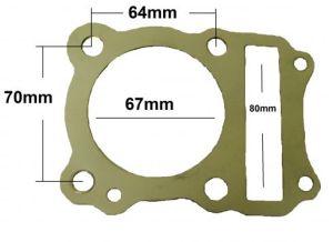 Topplockspackning 67mm